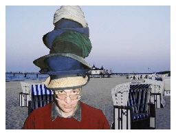 Fotomontage Jeanette Geissler trifft Holger Karstensen Fotomontage Ostsee