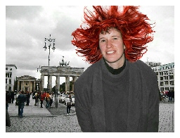Fotomontage Jeanette Geissler trifft Petra Karstensen Fotomontage Berlin