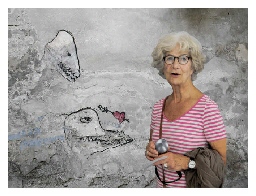 Fotomontage Jeanette Geissler trifft Veronika Schattenmann Fotomontage München