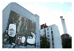 Berlin - Kreuzberg Michaelkirchstrae - Jeanette Geissler - Fotografie - Graffiti - Street-Art - Brandmauern - Bahnhfe