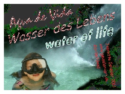 Mail-Art Projekt Kolumbien 2011 - Thema: Wasser des Lebens / water of live - Jeanette Geissler Mailart 2011 - Kolumbien - Wasser des Lebens - water of live - Jeanette Geissler - Fotomontage
