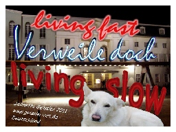 Mailart 2011 - Niederlande - living fast - living slow - Jeanette Geissler - Fotomontage